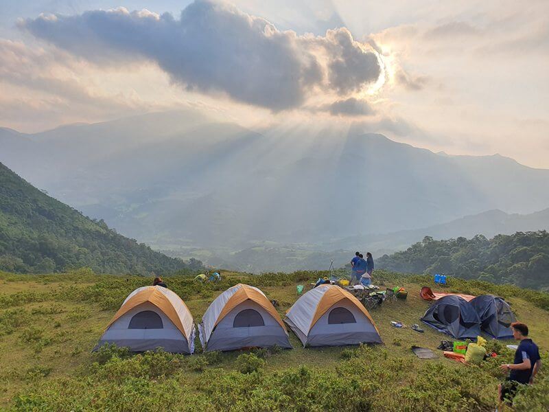 Cắm trại núi Cao Ly