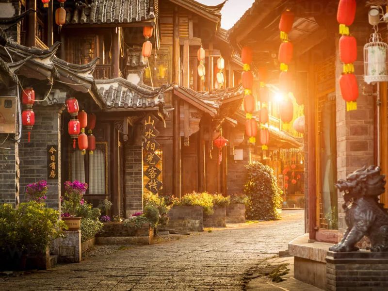Phố đèn lồng Hà Khẩu